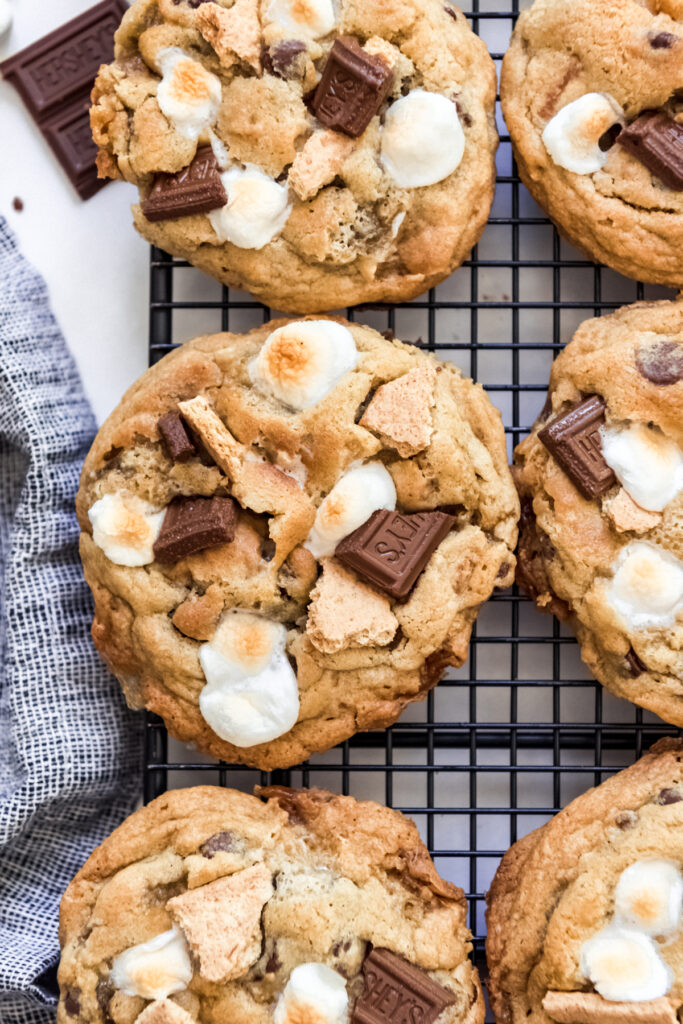 Soft & Chewy S'mores Cookies - Best Desserts