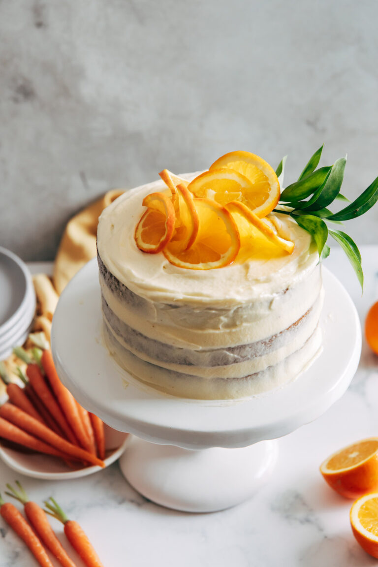 carrot cake decorated