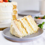 vanilla cake slice