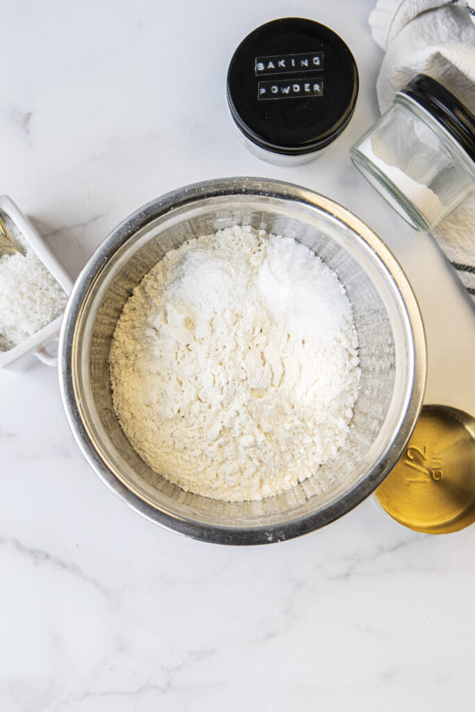 dry ingredients in a bowl