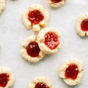 thumbprint cookies with jam